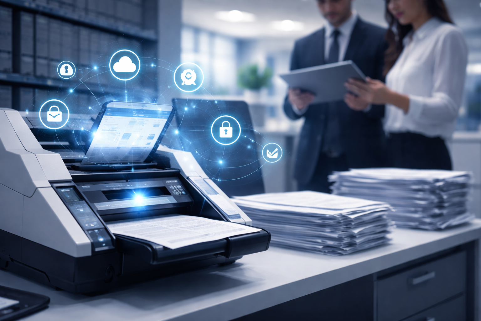 Arquivo documental organizado em ambiente corporativo