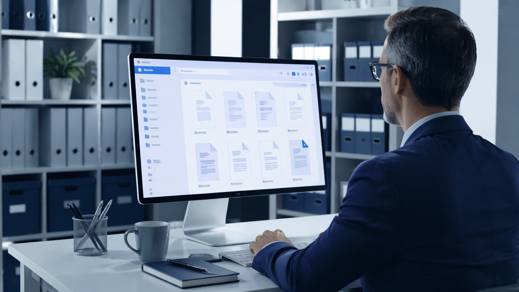 Consulta rápida ao acervo digital em ambiente corporativo